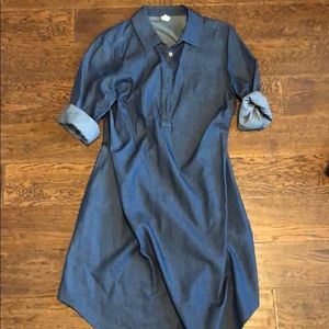 Old Navy Maternity chambray dress